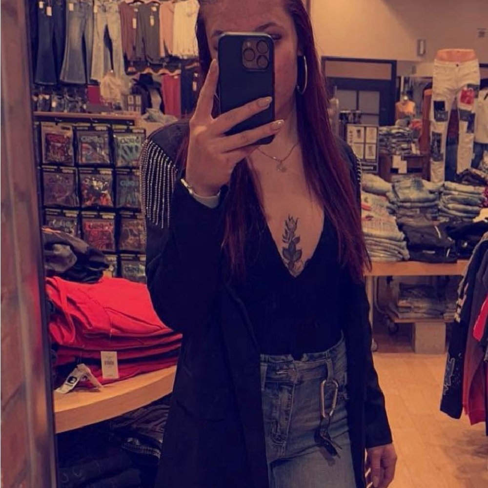 Black Women's Jacket By Buckle Black